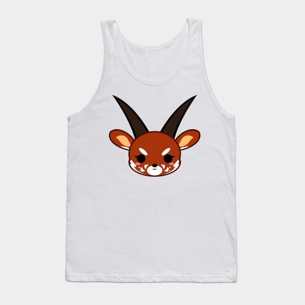 Cute Saola Tank Top by alien3287